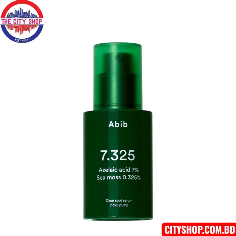 Abib Clear spot serum 7.325 pump with Seamoss Extract, Azelaic Acid, Succinic Acid 1.01-30mL